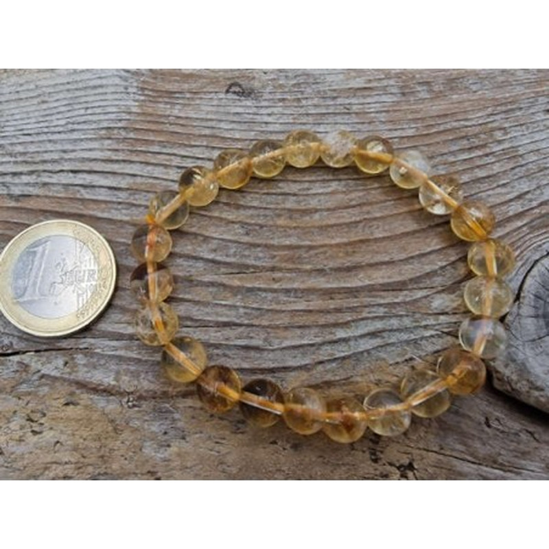 Zitrin (Citrin) 8mm Armband