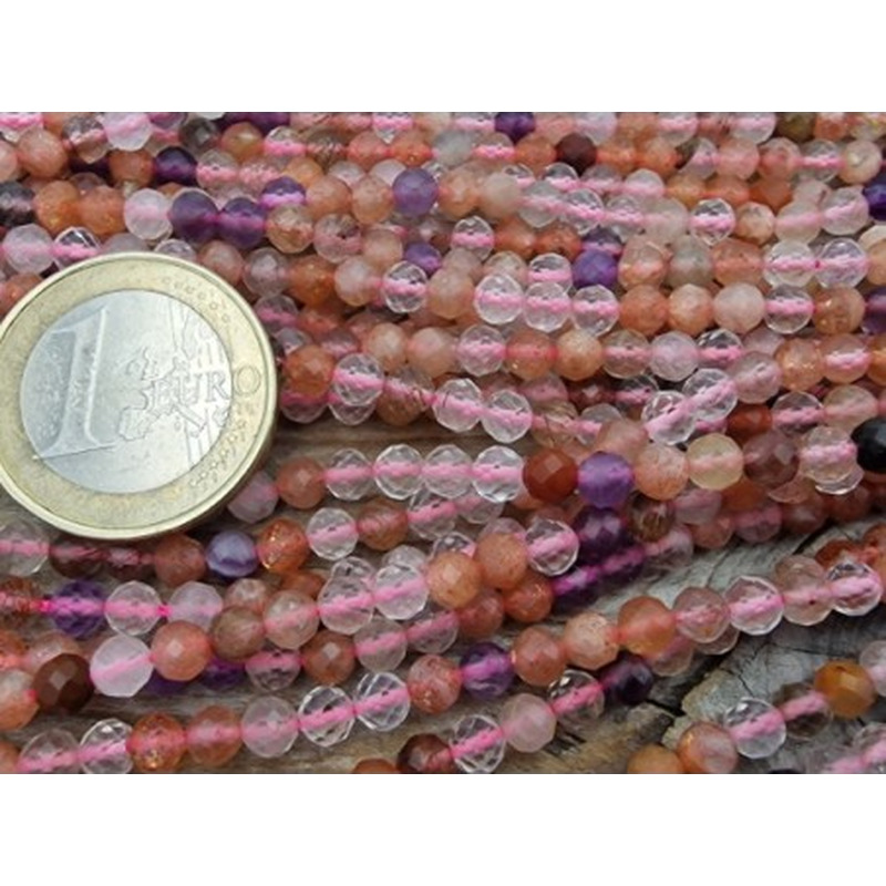 Super7 Kette facettiert 4mm (super seven)