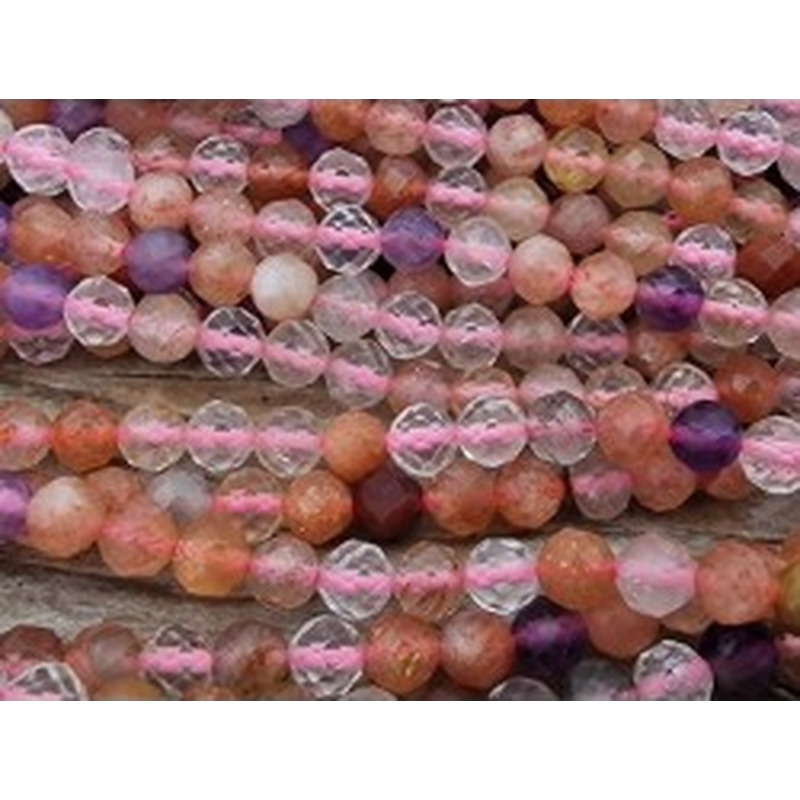 Super7 Kette facettiert 4mm (super seven)
