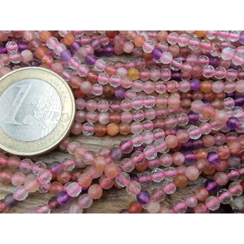 Super7 Kette facettiert 3mm (super seven)