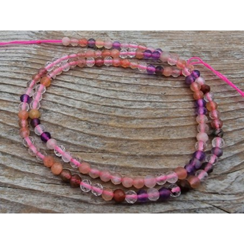 Super7 Kette facettiert 3mm (super seven)