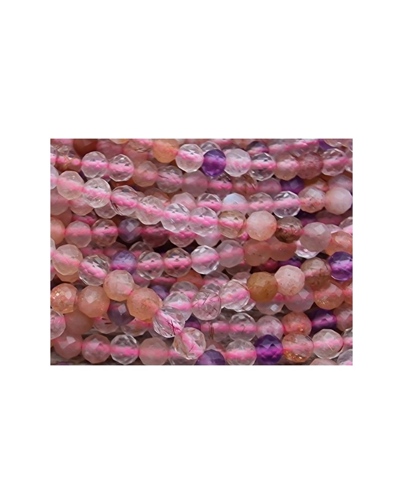 Super7 Kette facettiert 3mm (super seven)