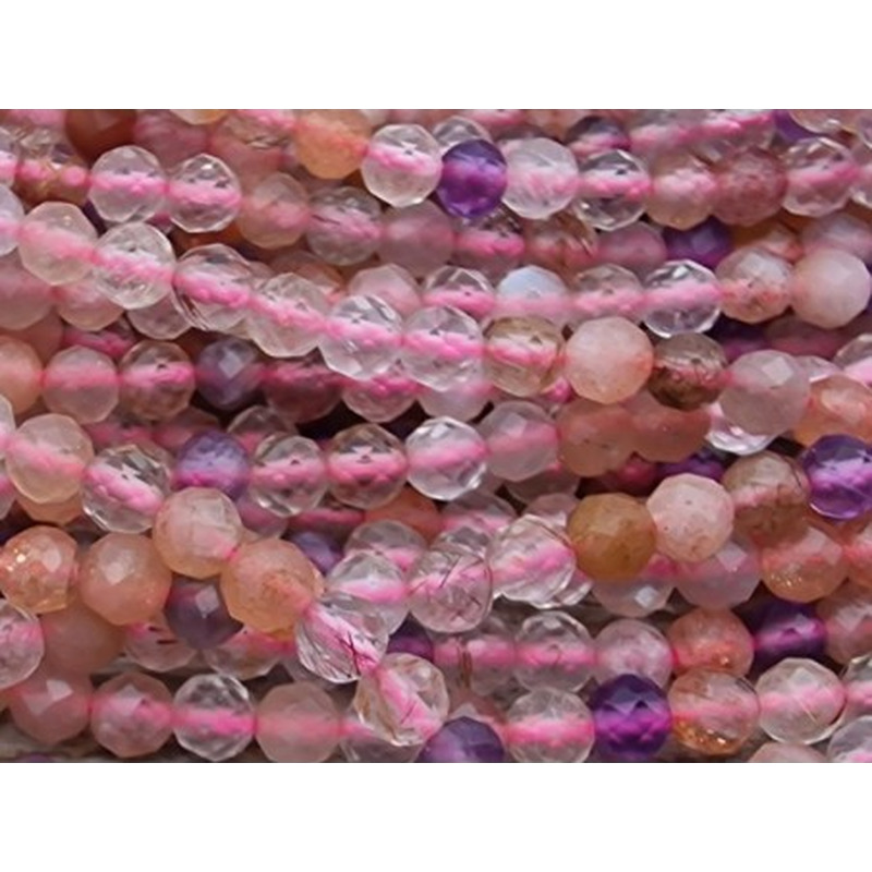 Super7 Kette facettiert 3mm (super seven)