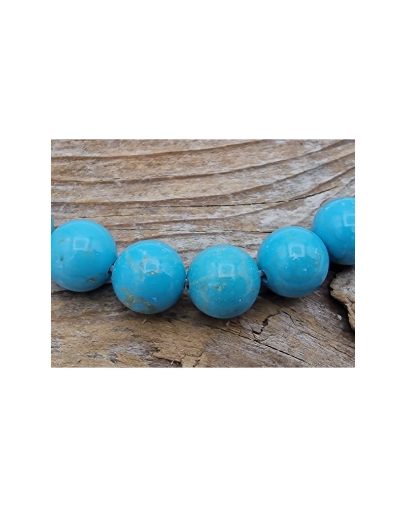 Türkisimitatkette (Magnesit) 8mm