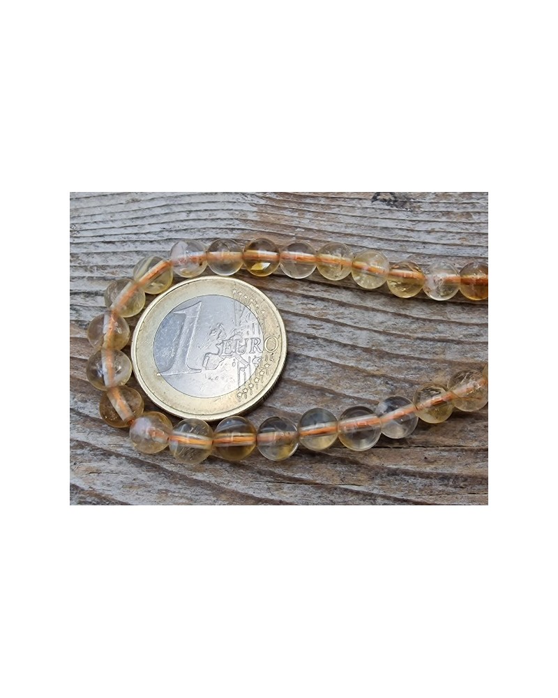 Zitrinkette (Citrin) 6mm