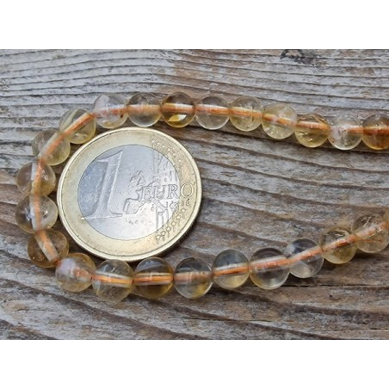 Zitrinkette (Citrin) 6mm