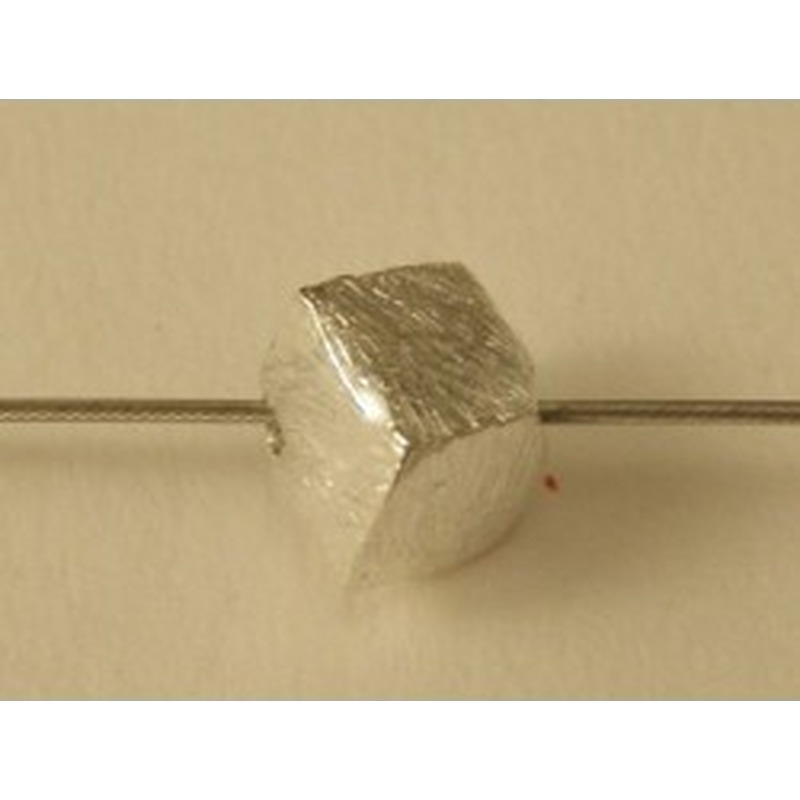 Zwischenteil, Würfel 4mm, Silber 2