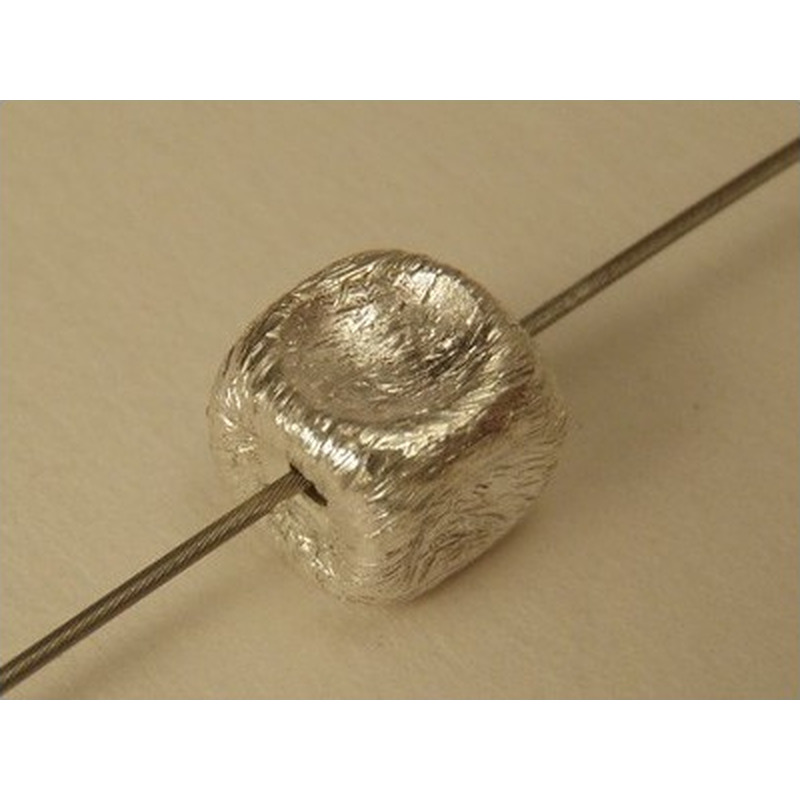 Zwischenteil, Würfel 5mm, Silber