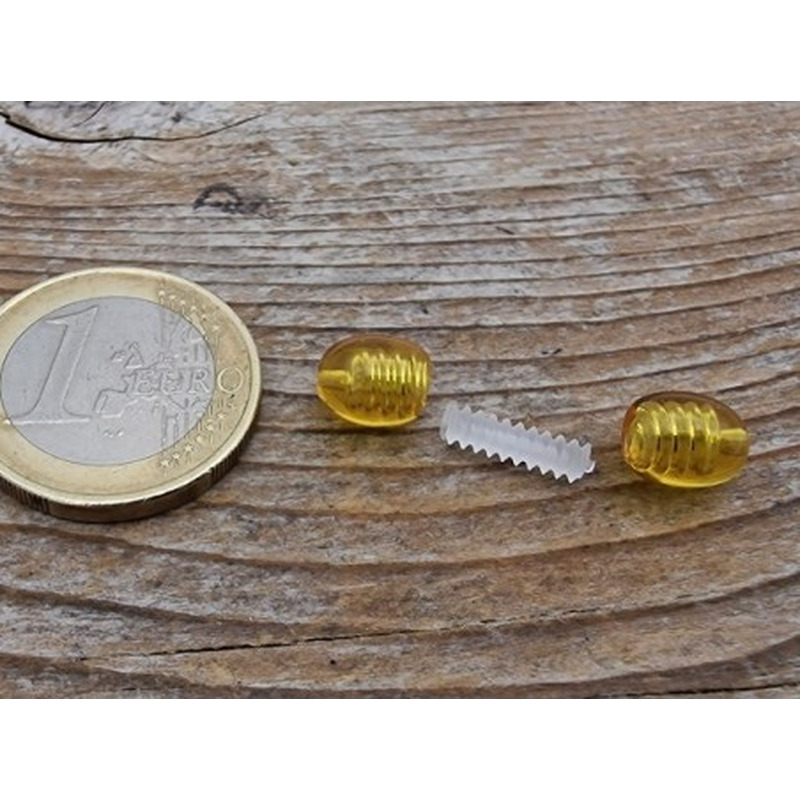 Drehverschluss 7x17mm, Kunststoff (für Bernstein)