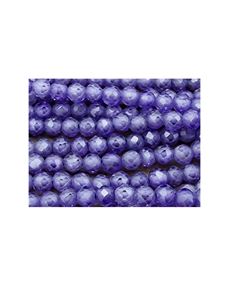 Zirkonkette-stark funkelnd-facettiert 2mm