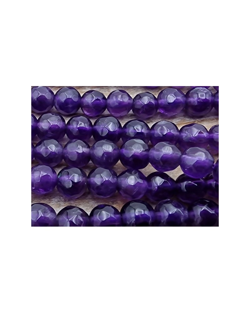 Amethystkette facettiert 4mm