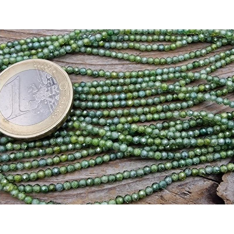 Zirkonkette-stark funkelnd-facettiert 2mm