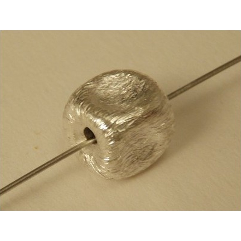 Zwischenteil, Würfel 6.5mm, Silber