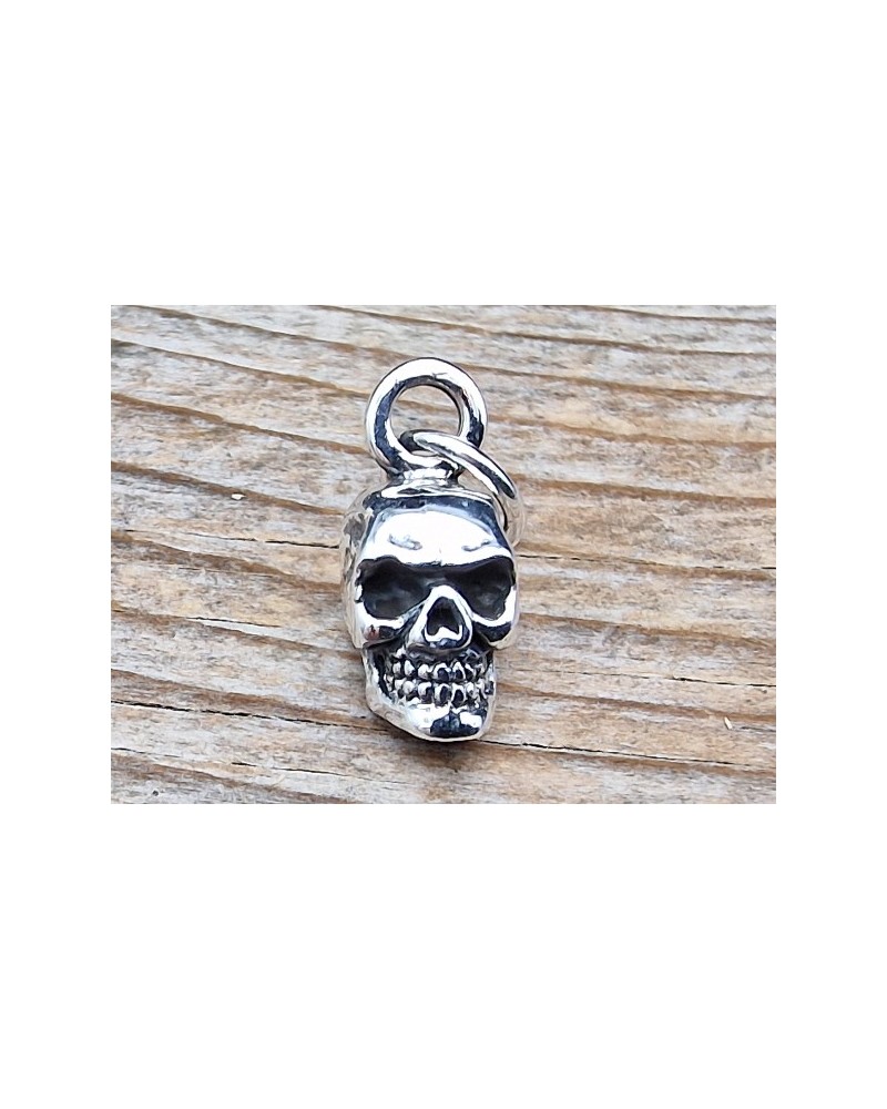 Charm Totenkopf 19mm, 925 Silber