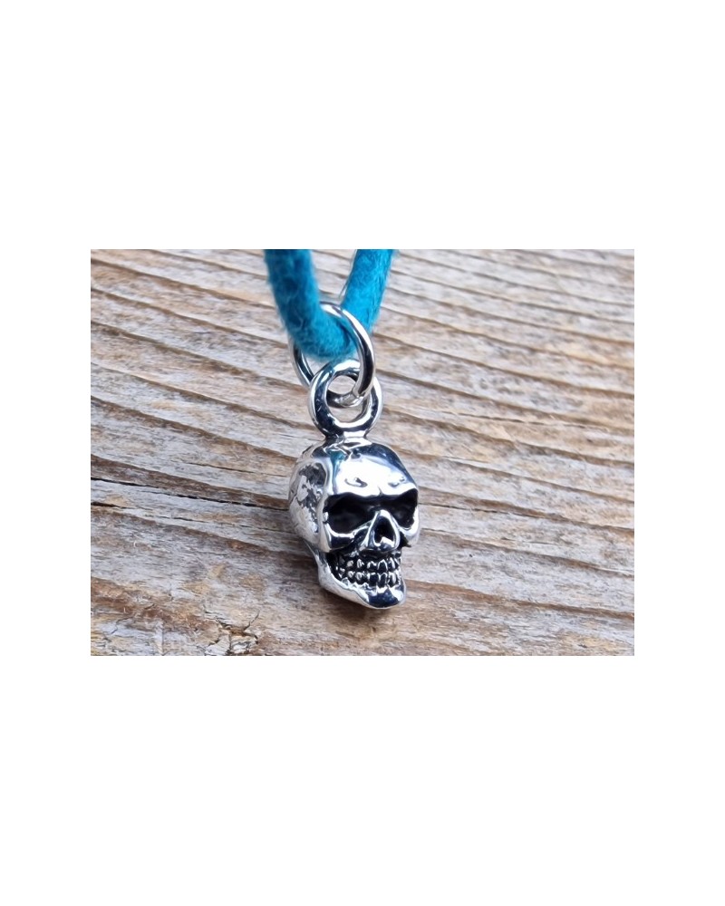 Charm Totenkopf 19mm, 925 Silber