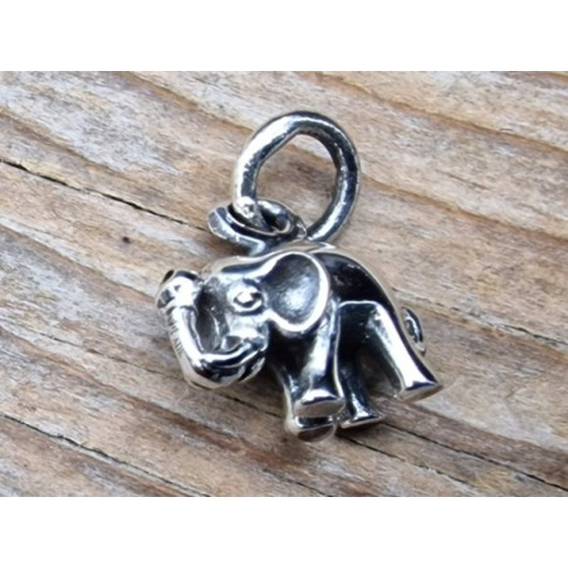 Charm Elefant 15mm, 925 Silber