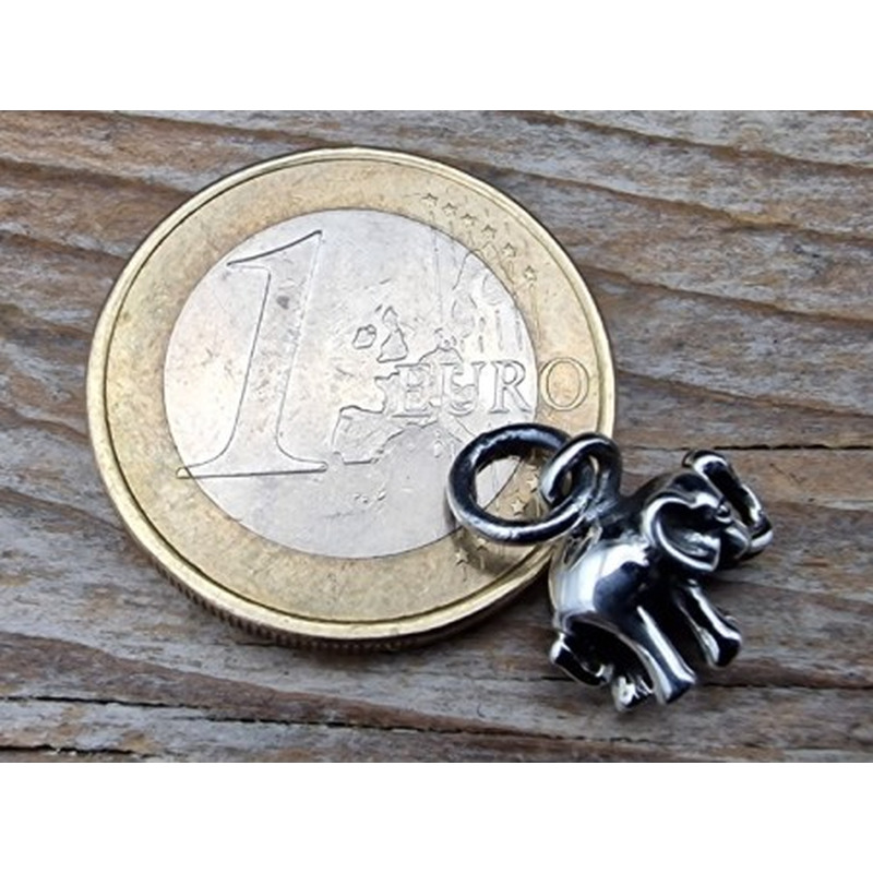 Charm Elefant 15mm, 925 Silber