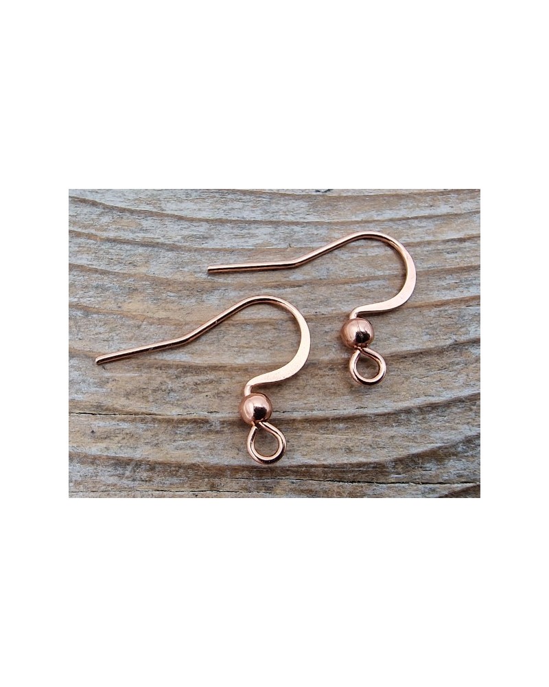 Ohrhaken 15mm (2 Stk), Edelstahl rosegold