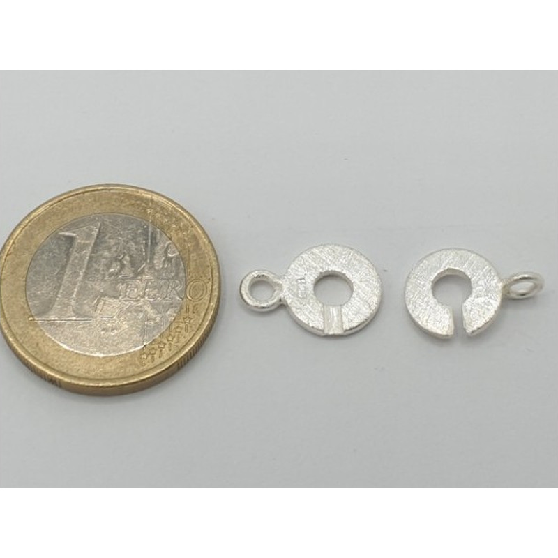 Schliesse 10x22mm Silber