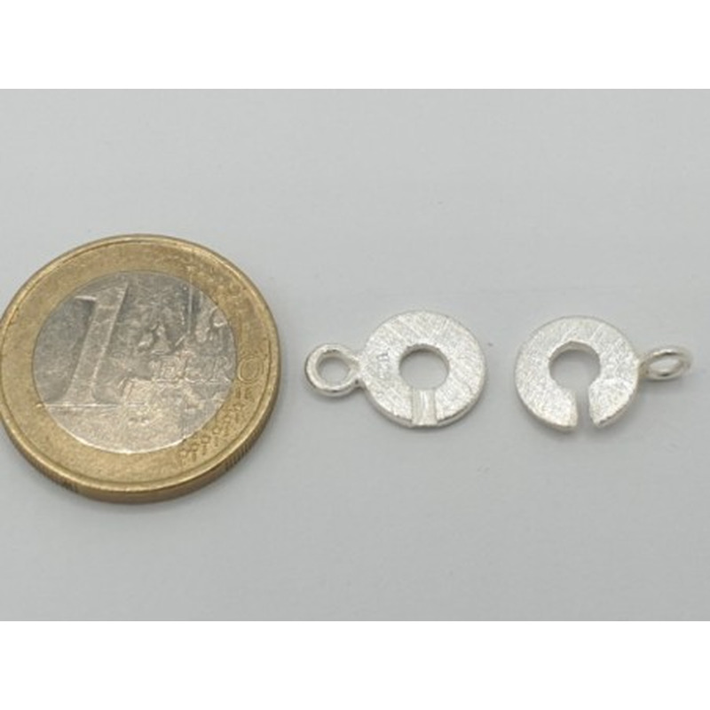 Schliesse 10x22mm Silber