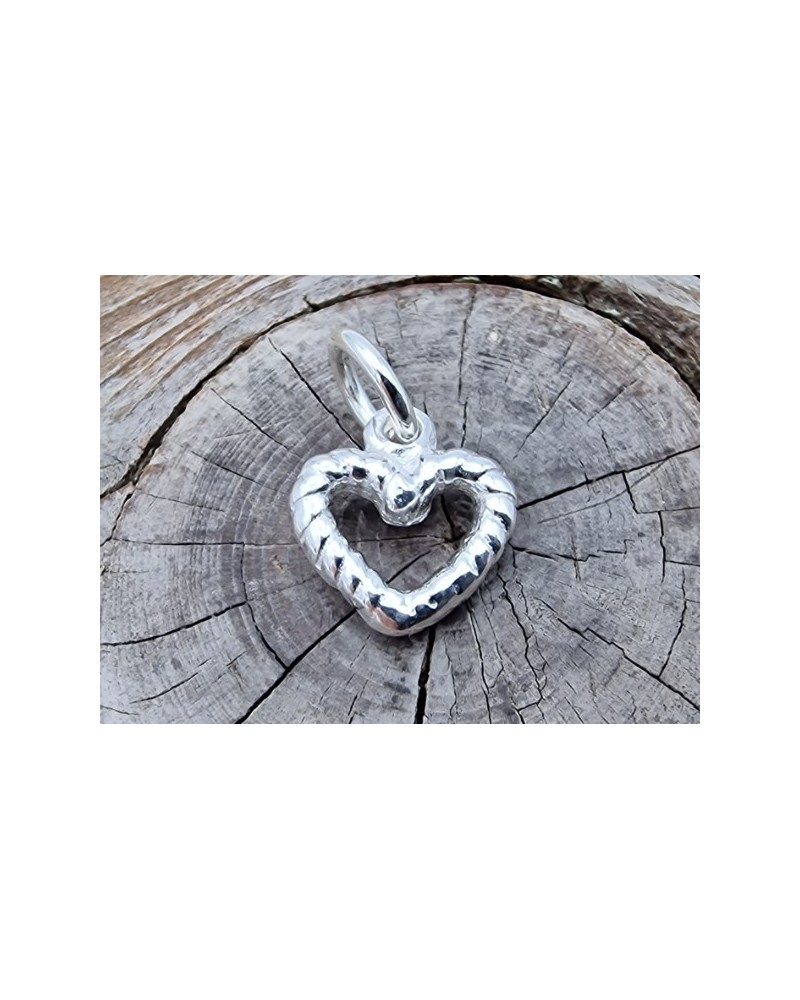Charm Herz 10x10mm, 925 Silber