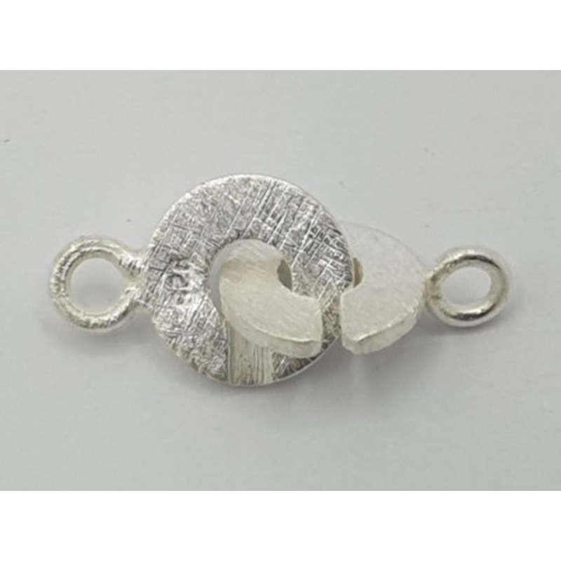 Schliesse 10x22mm Silber