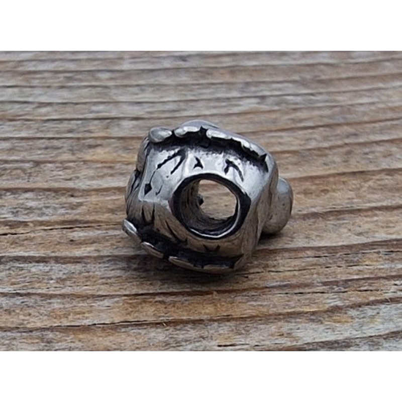 Zwischenteil, Tiger 11x8x9mm, Bohrung 2.5mm, Edelstahl