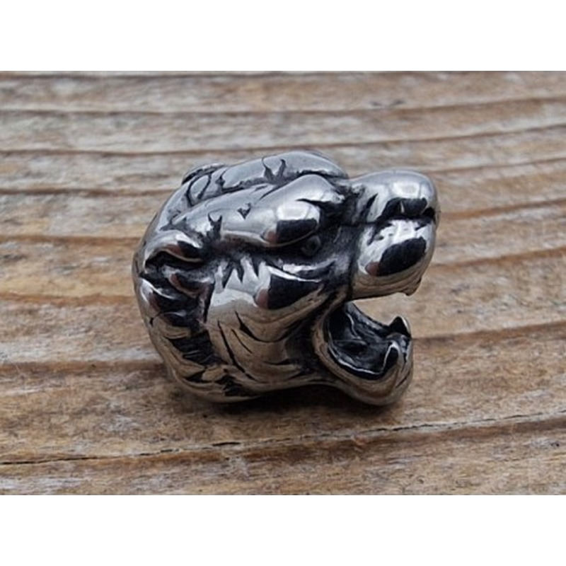 Zwischenteil, Tiger 11x8x9mm, Bohrung 2.5mm, Edelstahl