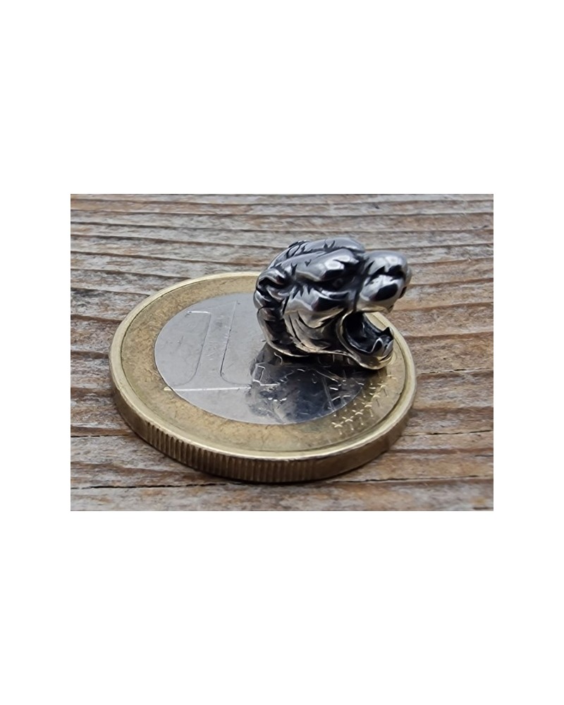 Zwischenteil, Tiger 11x8x9mm, Bohrung 2.5mm, Edelstahl