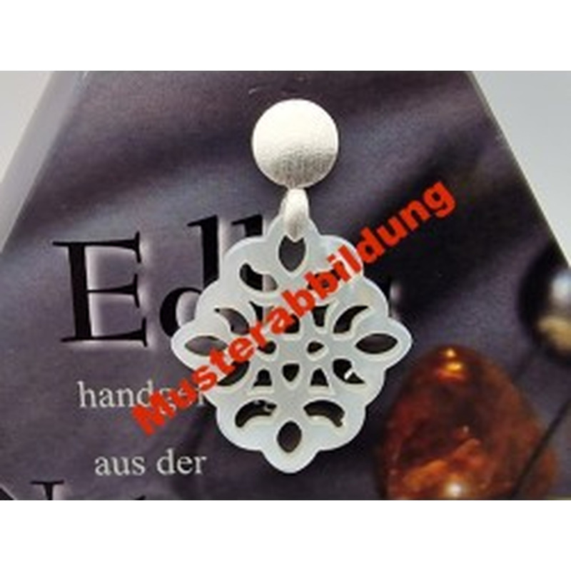 Steigbügel, Anhängeröse, 925 Silber rhodiniert (2 Stück) 2