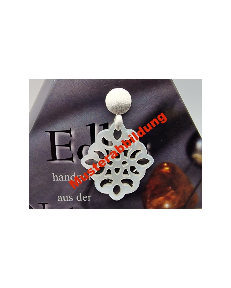 Steigbügel, Anhängeröse, 925 Silber rhodiniert (2 Stück)