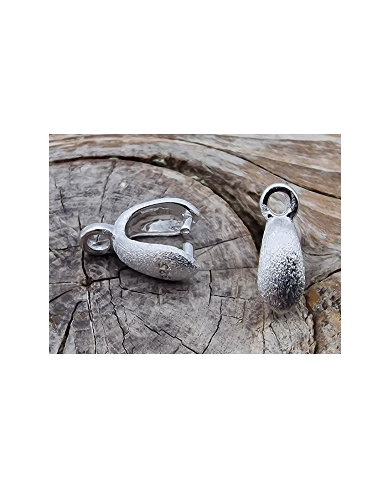 Steigbügel, Anhängeröse, 925 Silber rhodiniert (2 Stück)