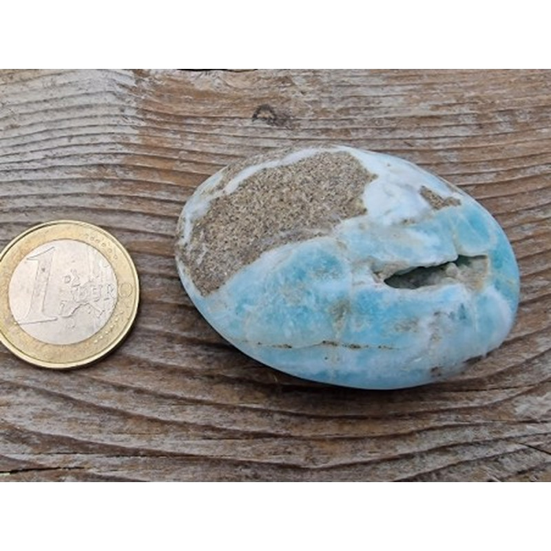 Blauer Aragonit Handschmeichler