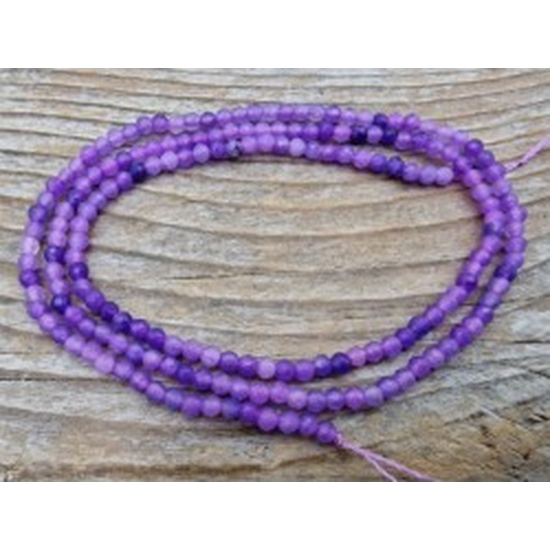 Purple Jade Kette facettiert 2mm 2