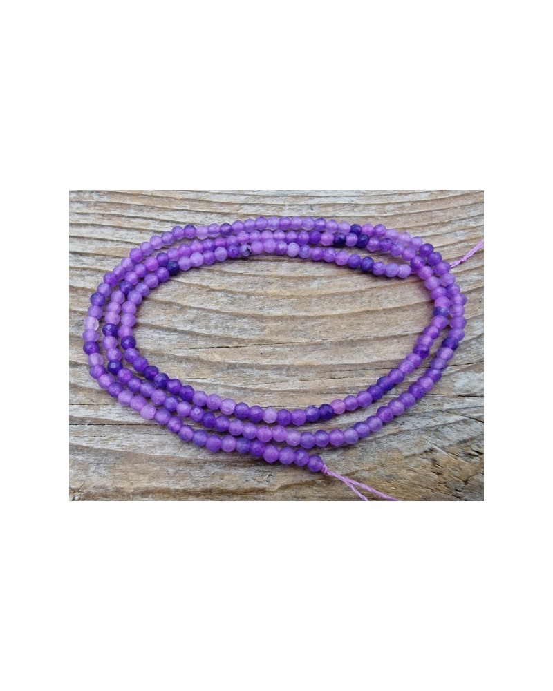 Purple Jade Kette facettiert 2mm