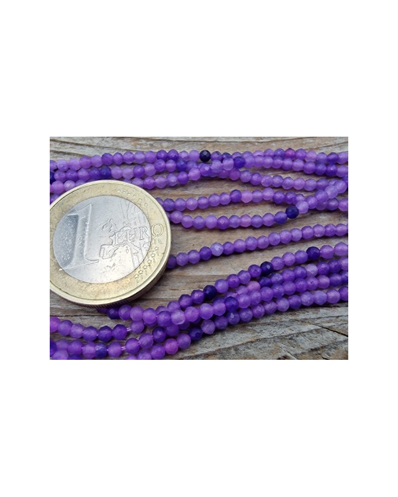 Purple Jade Kette facettiert 2mm