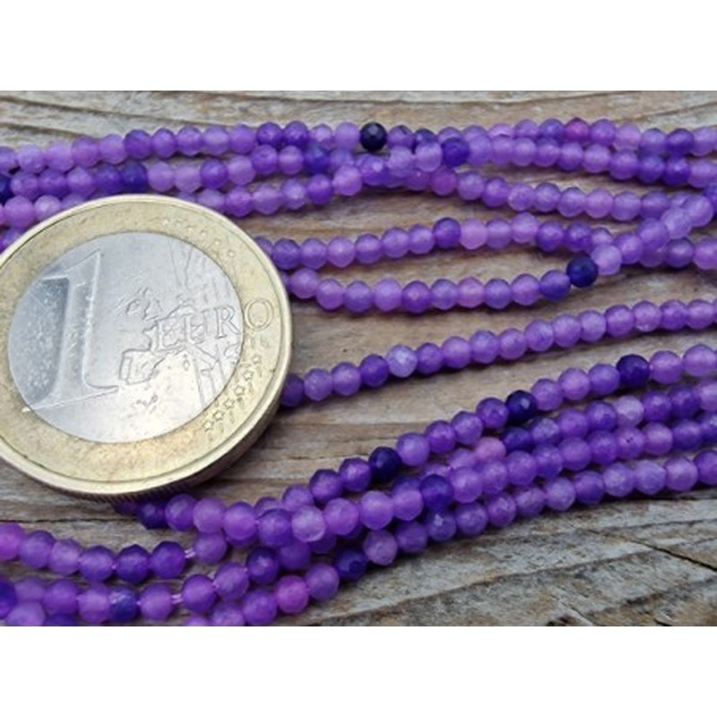 Purple Jade Kette facettiert 2mm
