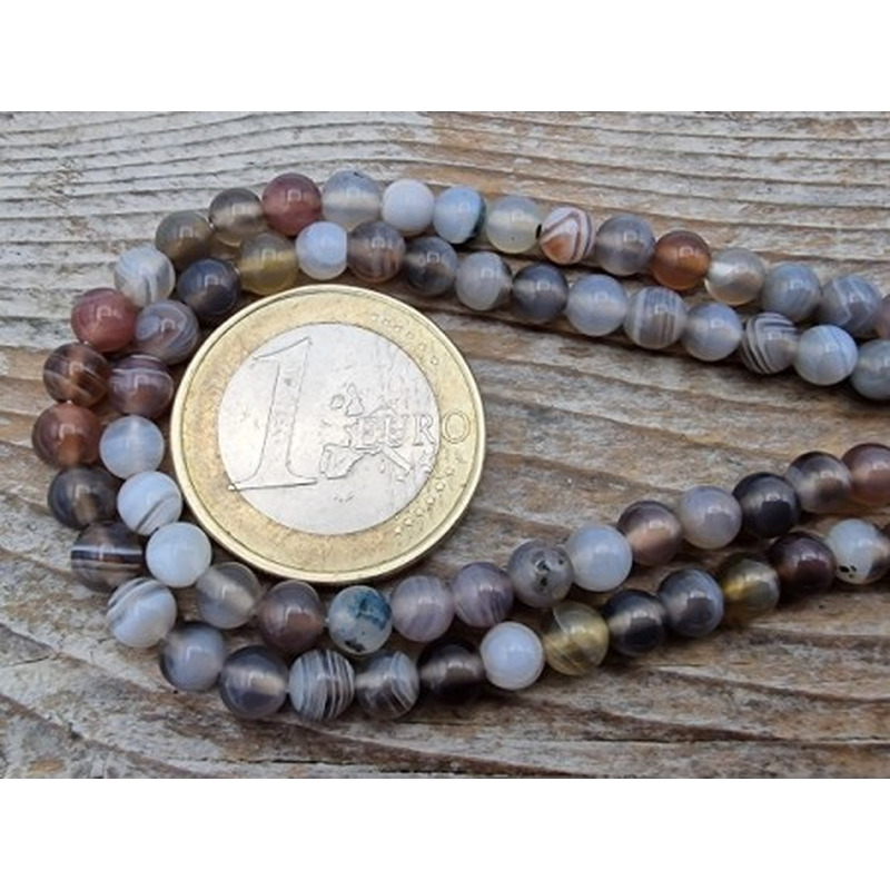 Botswanaachatkette 4mm