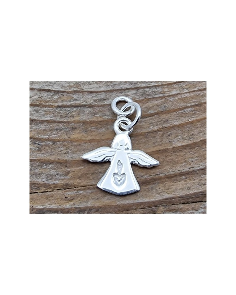 Charm Schutzengel 20mm, 925 Silber