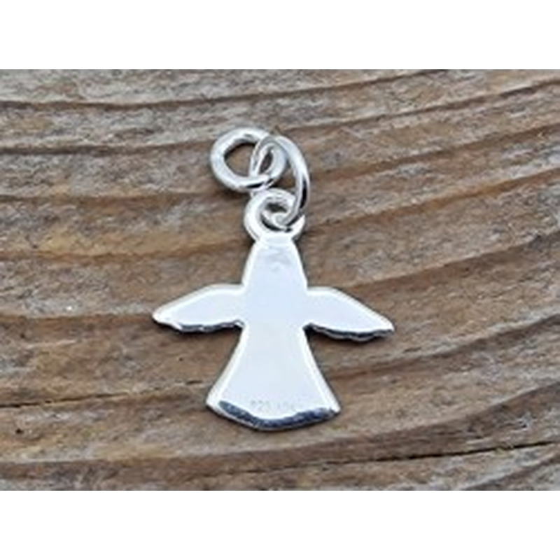 Charm Schutzengel 20mm, 925 Silber 2