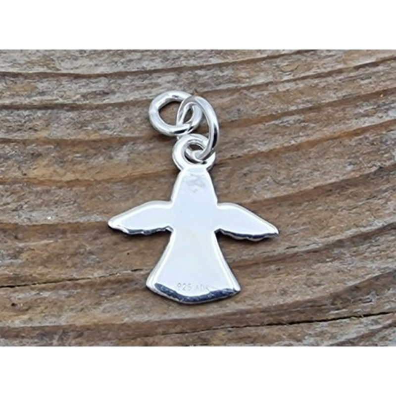Charm Schutzengel 20mm, 925 Silber