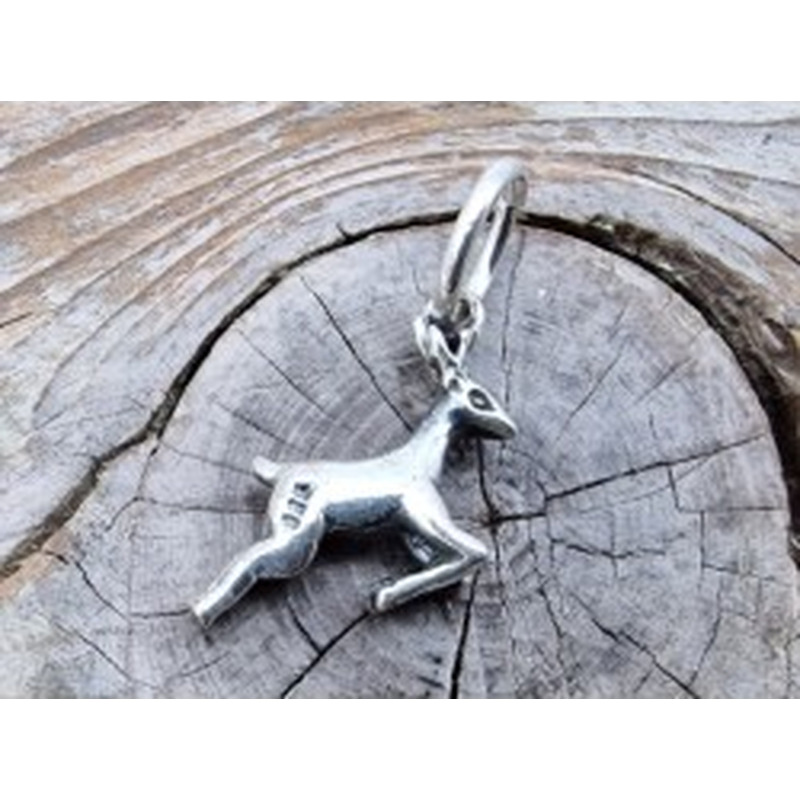 Charm Reh 18mm, 925 Silber