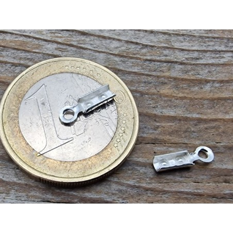 Bandende 1.5mm (2 Stk), 925 Silber
