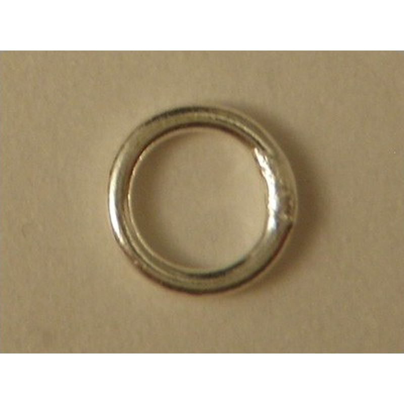 Ring 6mm, geschlossen, Silber