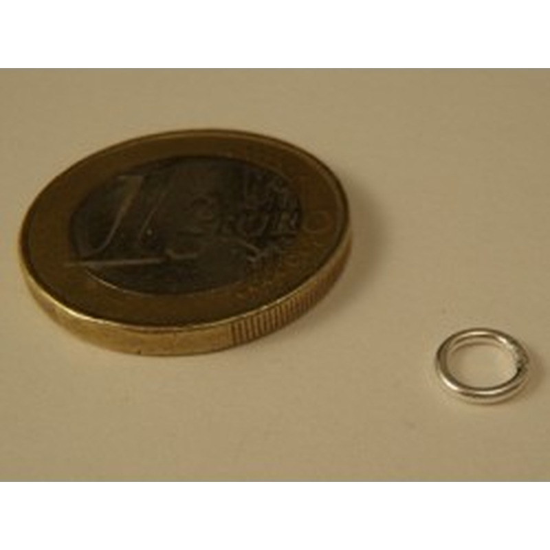 Ring 6mm, geschlossen, Silber 2