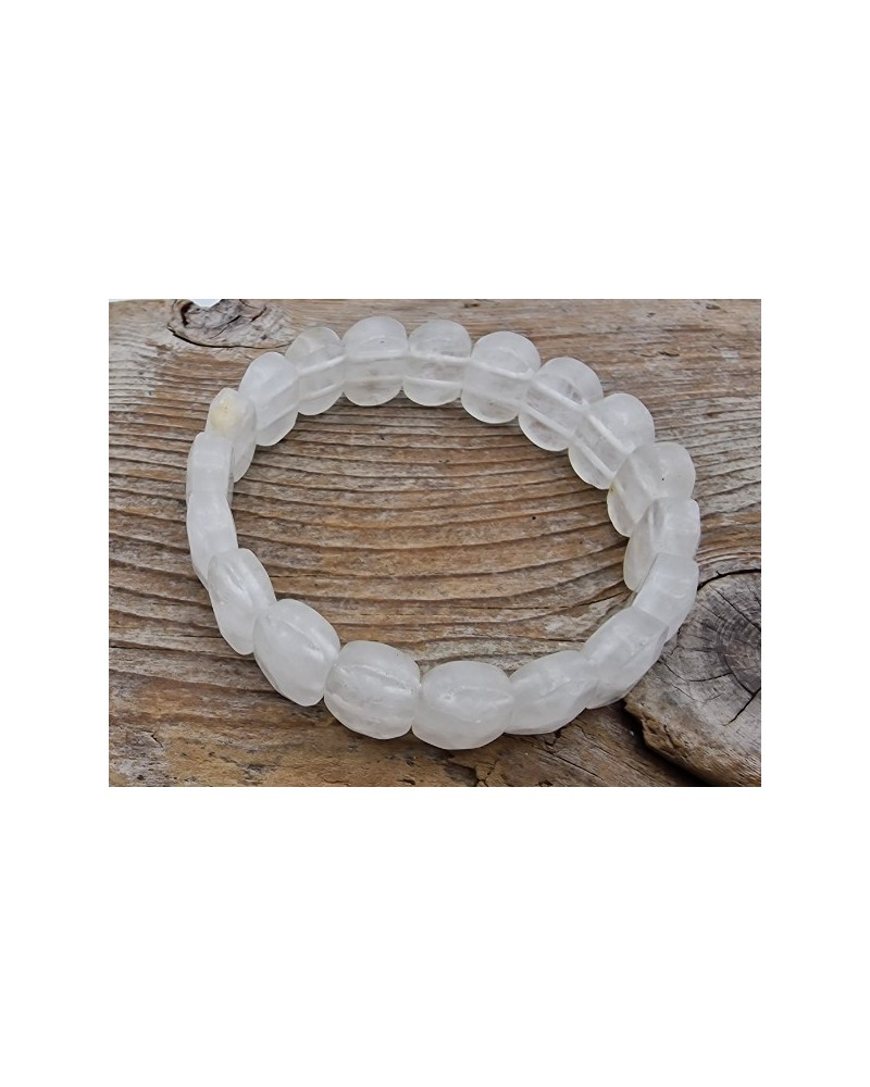 Bergkristall facettiert 15mm Armband