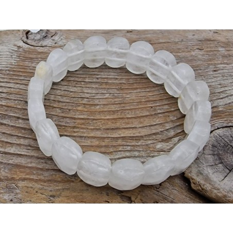 Bergkristall facettiert 15mm Armband