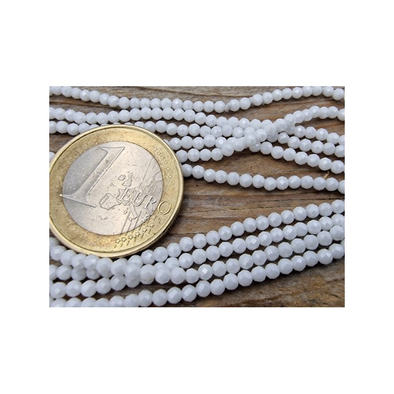 Zirkoniakette-stark funkelnd-facettiert 2mm