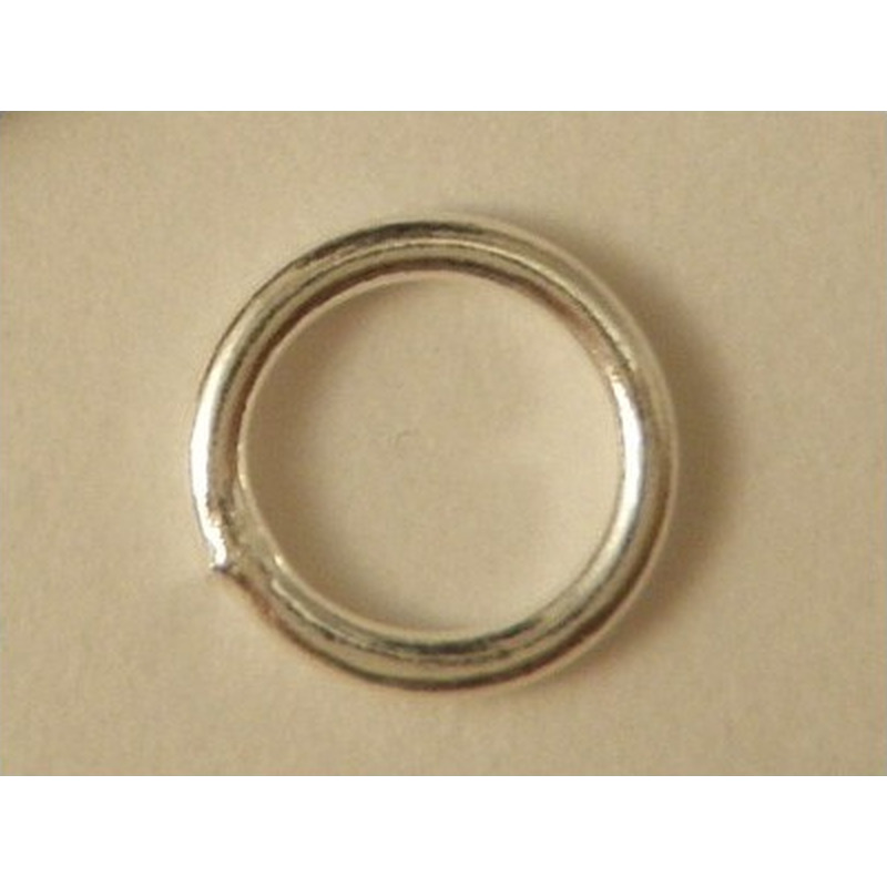 Ring 8mm, geschlossen, Silber