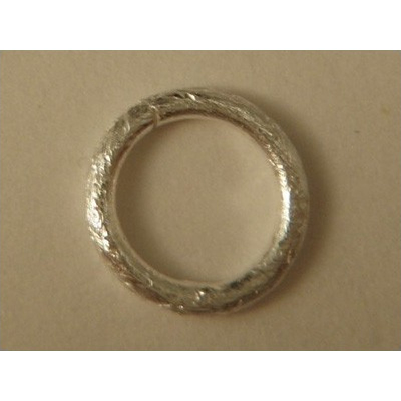 Ring 10mm, geschlossen, Silber